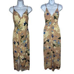 ASTR Sz XS Floral Faux Wrap Maxi Dress (1402)